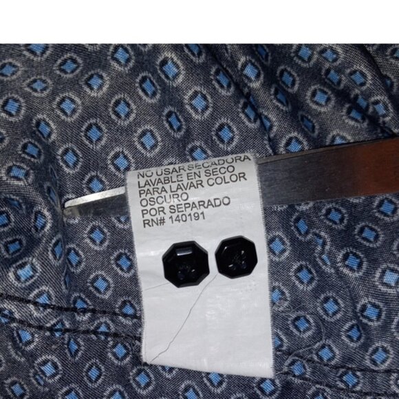 🏖️Men Modern Fit Button Down Long Sleeve Size M - Picture 6 of 7